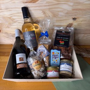 Coffret Apéro Vin & Gourmandises - Retrait en boutique uniquement - Disponible sous 2 heures